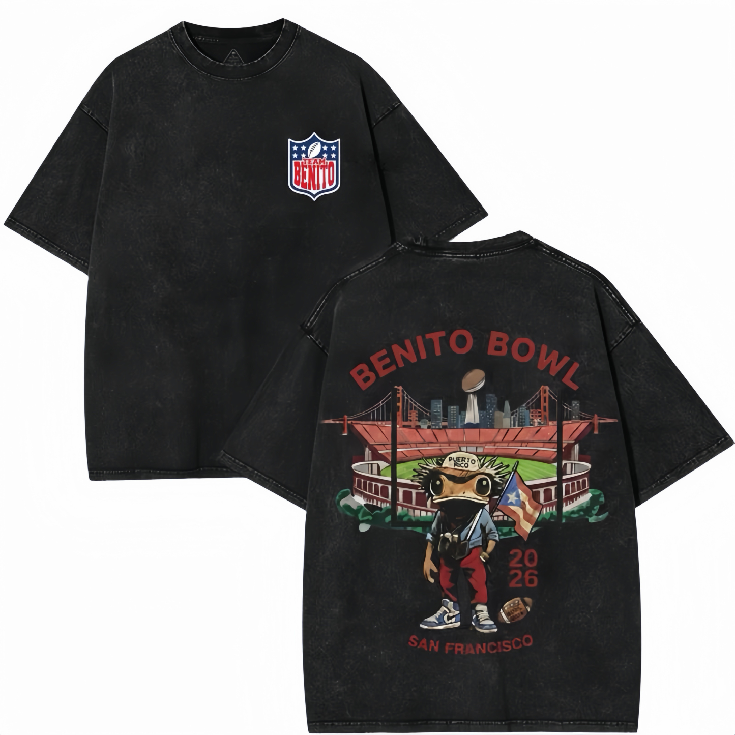 Benito Bowl 2026 Commemorative Hoodie - "Here For The Halftime" Vintage Sweatshirt