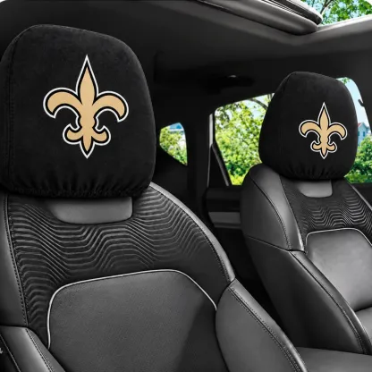 New Orleans Saints Football Car Headrest Covers - view 1