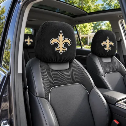 New Orleans Saints Football Car Headrest Covers - view 3