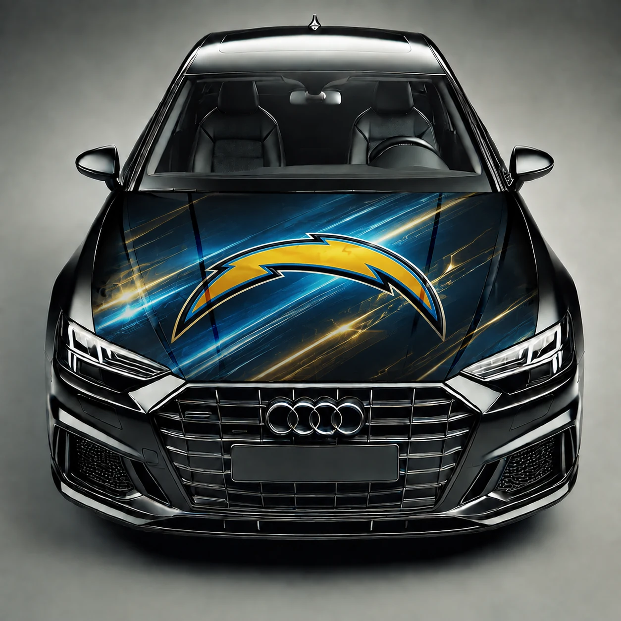 Los Angeles Chargers Premium Car Hood Wrap - Universal Fit