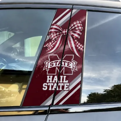 Mississippi State Bulldogs Car Pillar Wrap Special - Universal Fit