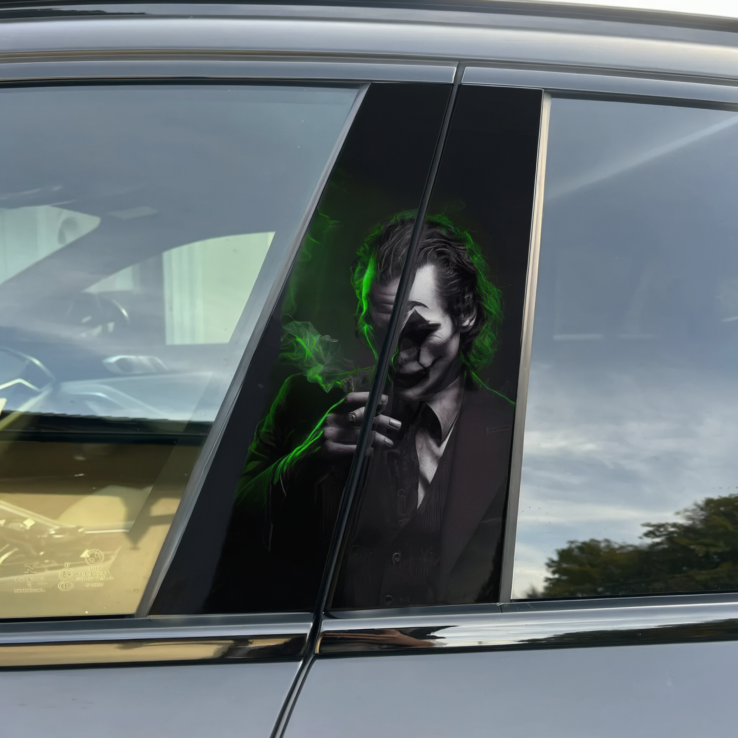 Joker Godfather - Car pillar sticker