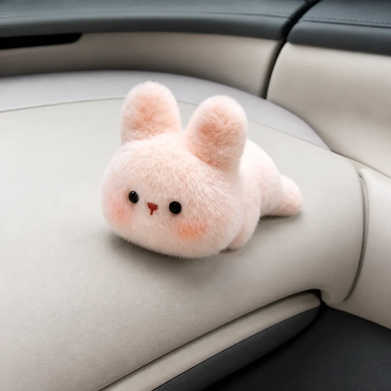 Magnetic Car Plush Bunny