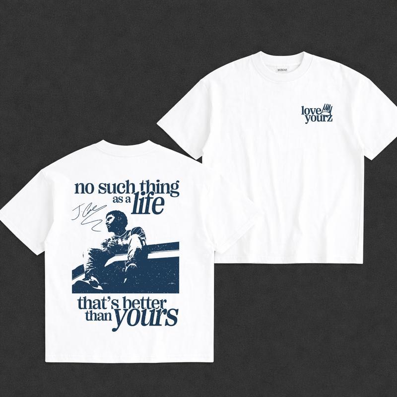 "Love Yourz" Tribute Hoodie - J. Cole Lyric Graphic Sweatshirt (Front & Back Print)