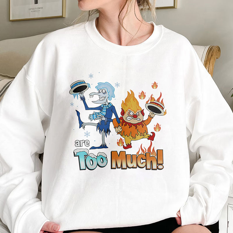 Miser Brothers Are TOO MUCH Christmas Graphic Sweatshirt