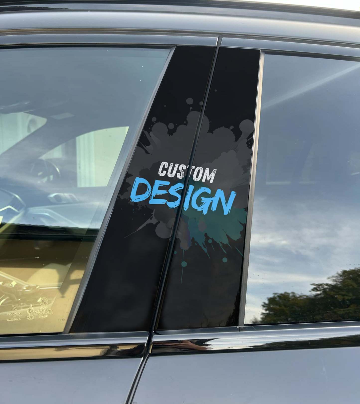 Custom Design Car Pillar Wrap