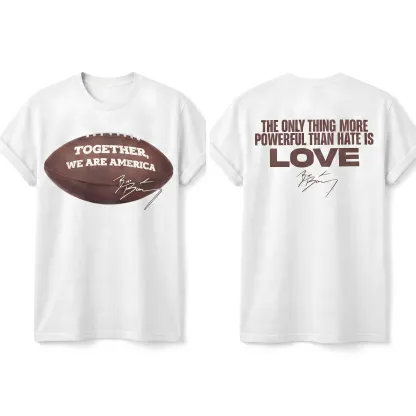 "Together We Are America" Tribute Hoodie - Bad Benito Halftime Show Commemorative Merch