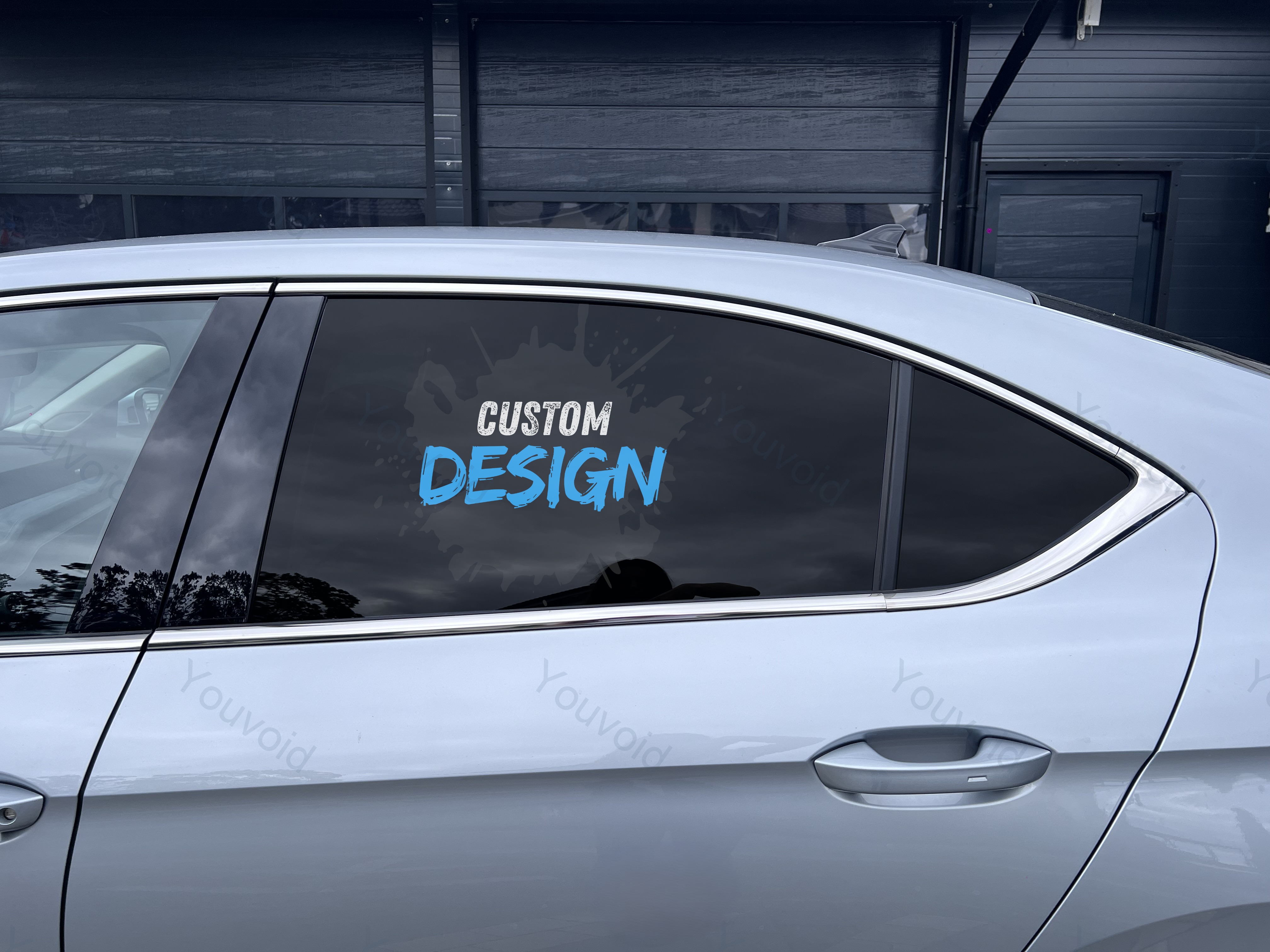 Custom Design One Way Vision Car Window Decal