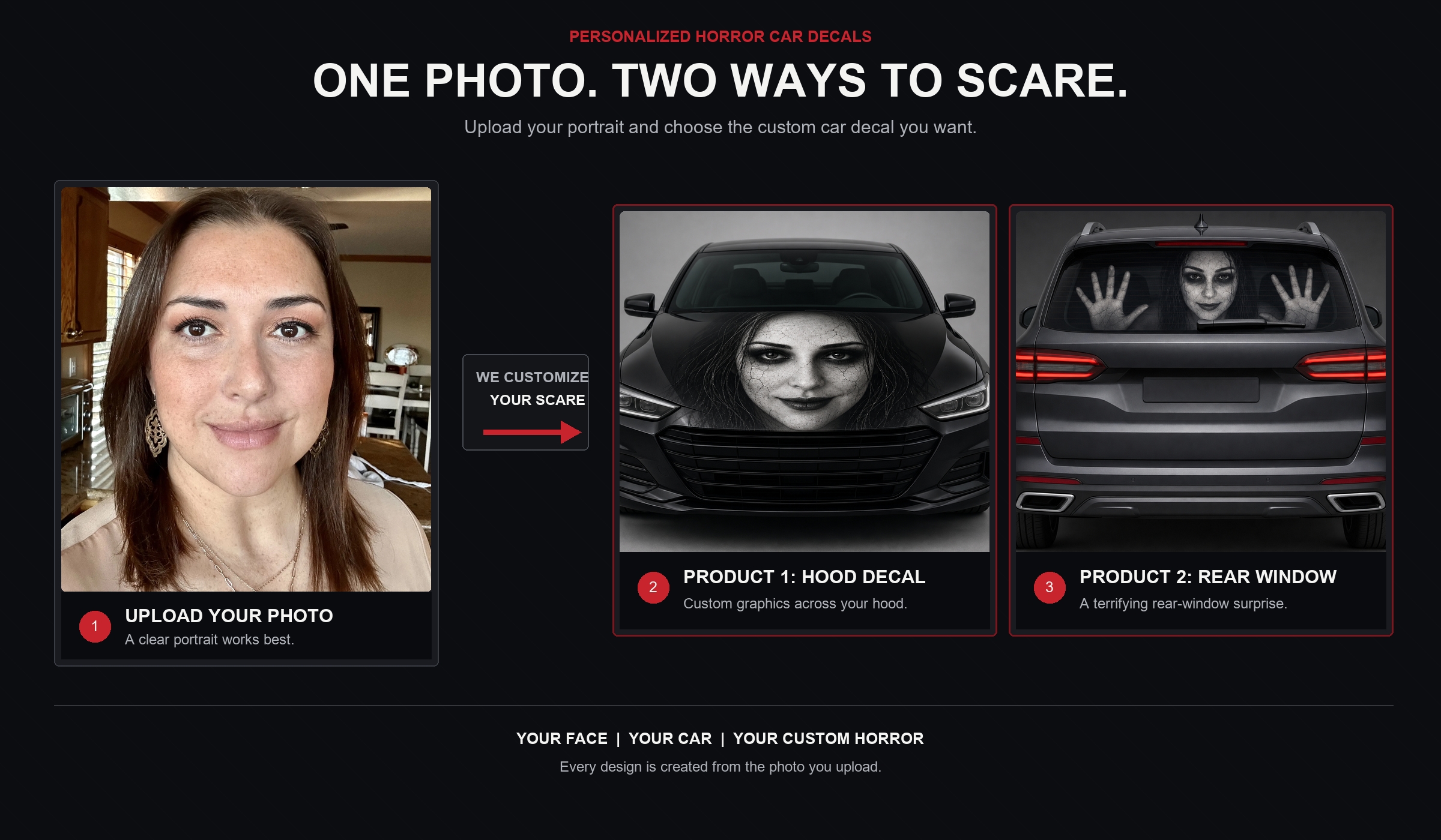 Premium Car Hood Wrap Universal Fit Custom Design
