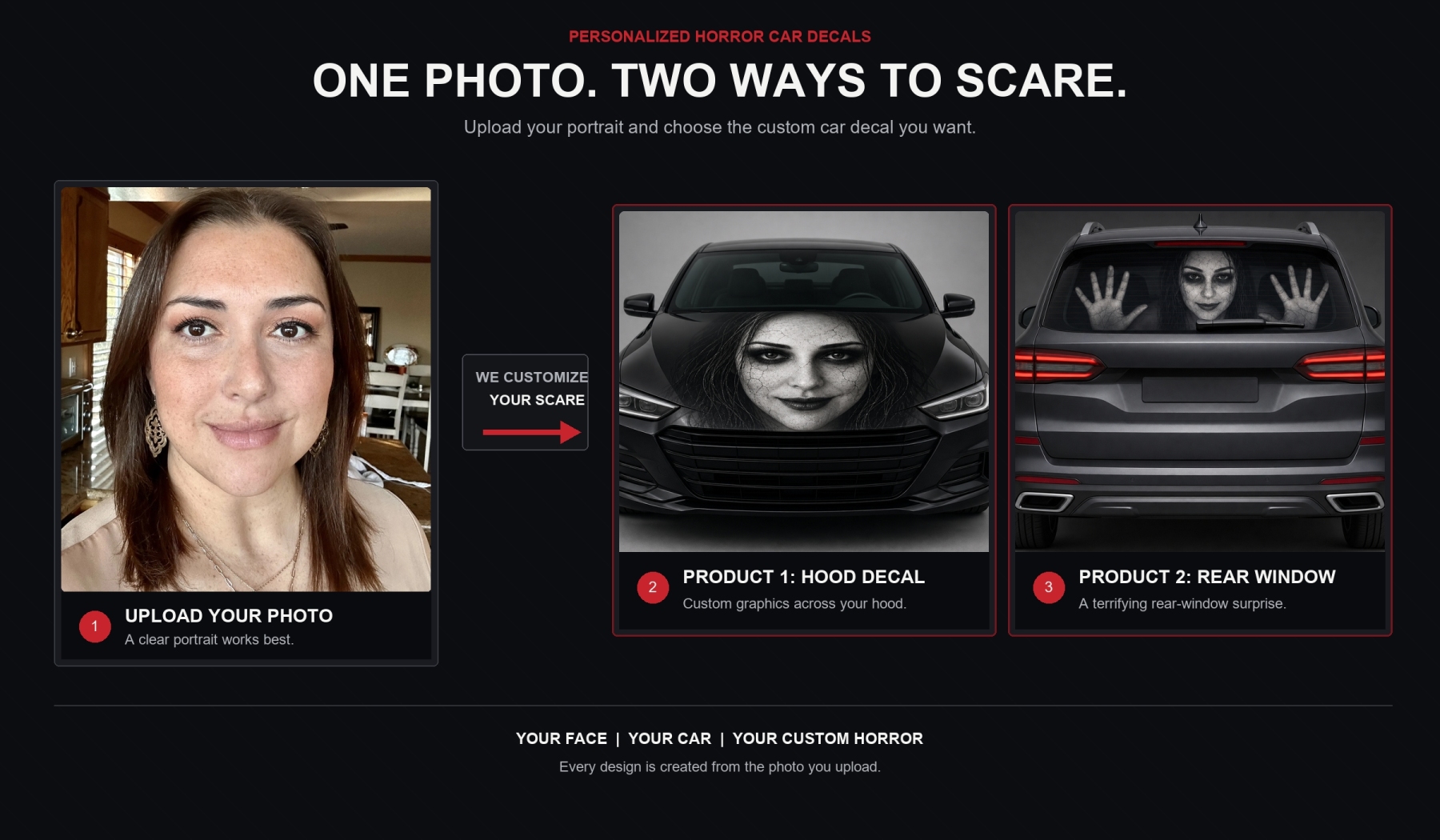 Premium Car Hood Wrap Universal Fit Custom Design