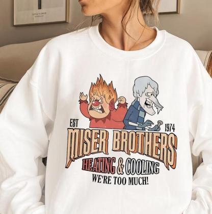1974 Miser Brothers Christmas Graphic Hoodie, Crewneck & T-Shirt (The Year Without a Santa Claus)