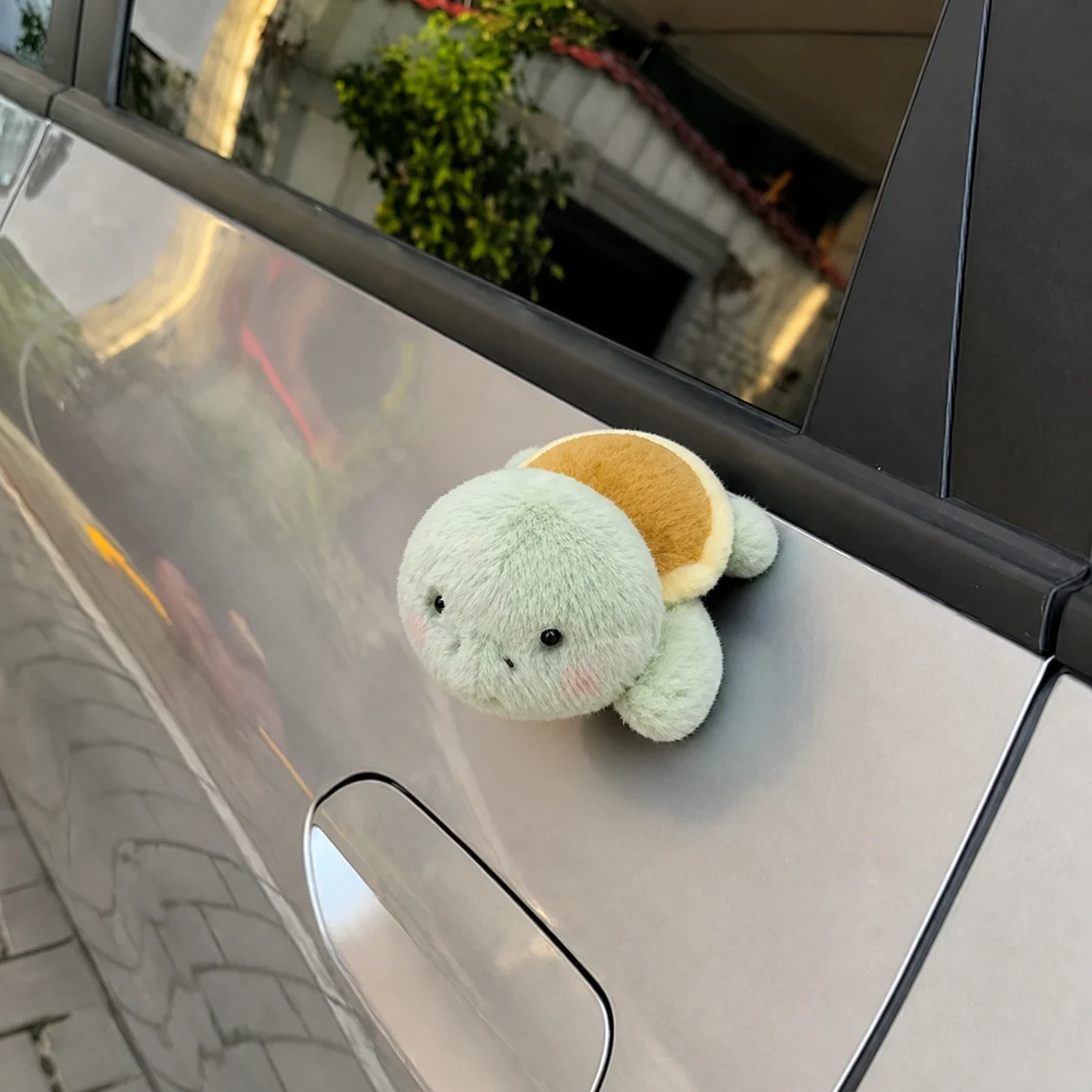 Magnetic Car Plush Turtle