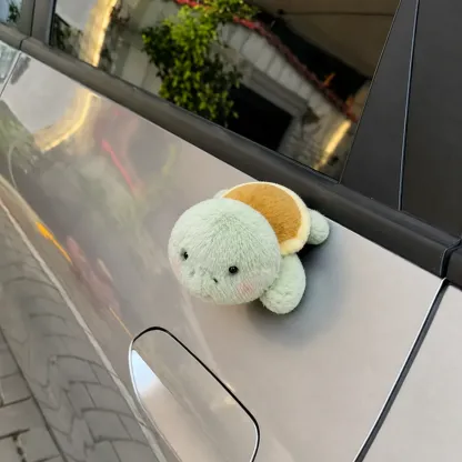 Magnetic Car Plush Turtle