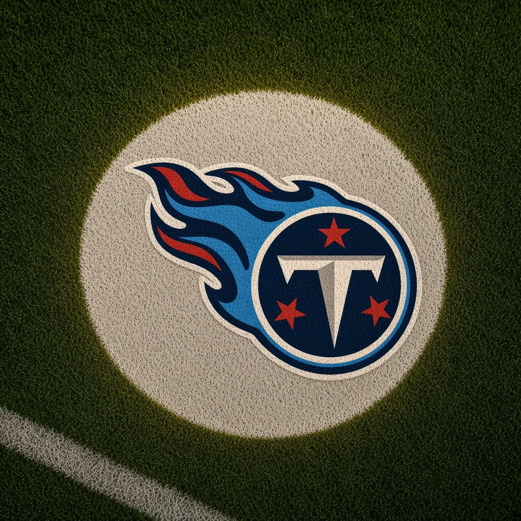 Tennessee Titans Football Car Door Projector Light grass scene