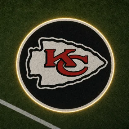 Kansas City Chiefs Football Car Door Projector Light grass scene