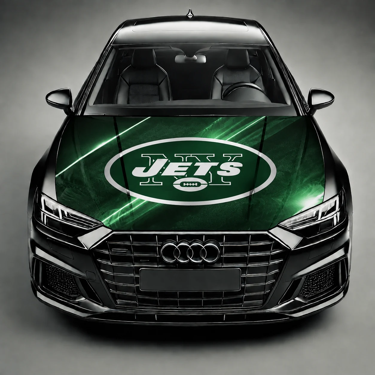 New York Jets Premium Car Hood Wrap - Universal Fit