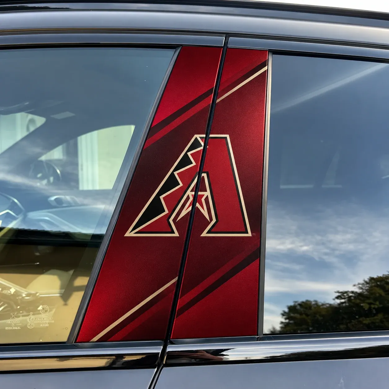 Arizona Diamondbacks Car Pillar Wrap - Universal Fit