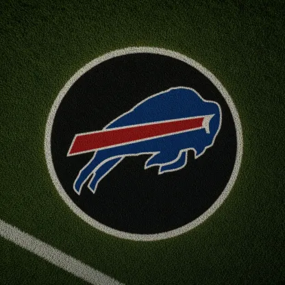 Buffalo Bills Football Car Door Projector Light grass scene