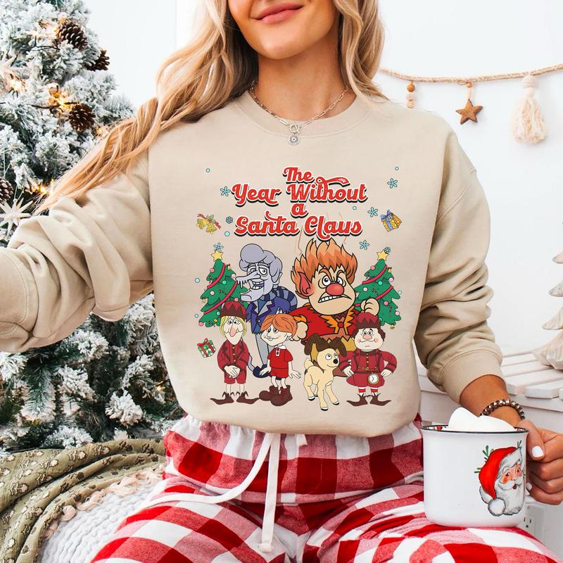 Christmas The Year Without a Santa Claus Cartoon Graphic Sweatshirt & T-Shirt