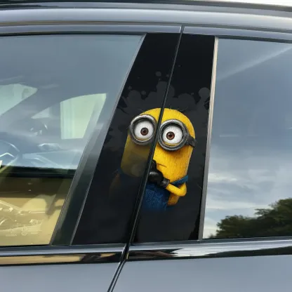 Minion Shhh - Car pillar sticker