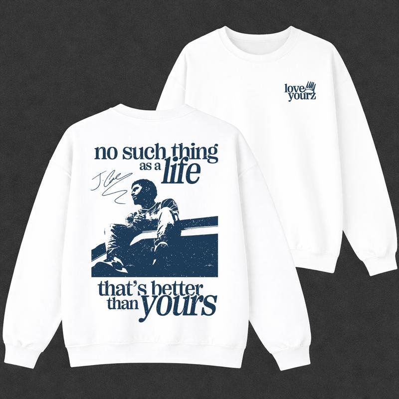 "Love Yourz" Tribute Hoodie - J. Cole Lyric Graphic Sweatshirt (Front & Back Print)