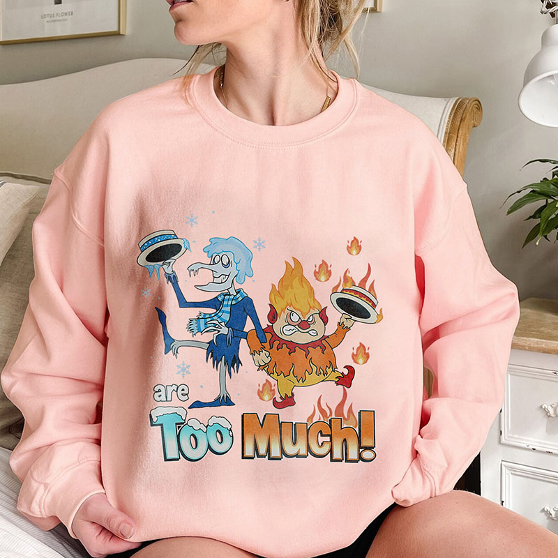 Miser Brothers Are TOO MUCH Christmas Graphic Sweatshirt