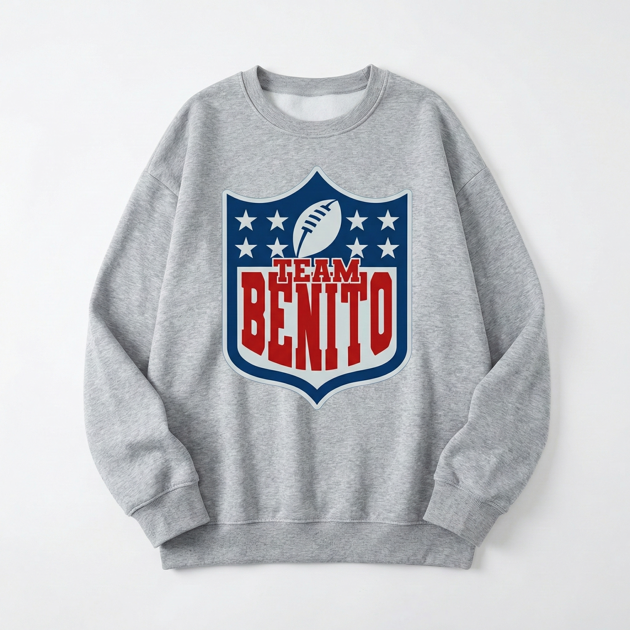 Team Benito "Halftime Show" Graphic Sweatshirt - Retro Football Style