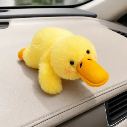 Magnetic Car Plush Yellow Duck