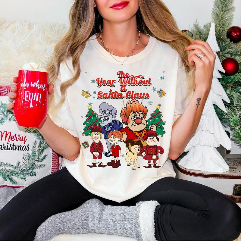 Christmas The Year Without a Santa Claus Cartoon Graphic Sweatshirt & T-Shirt