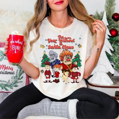 Christmas The Year Without a Santa Claus Cartoon Graphic Sweatshirt & T-Shirt