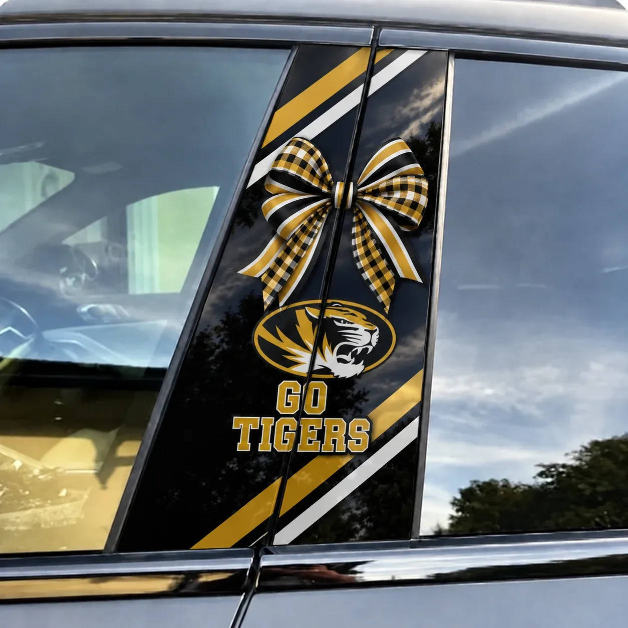 Missouri Tigers Car Pillar Wrap Special - Universal Fit