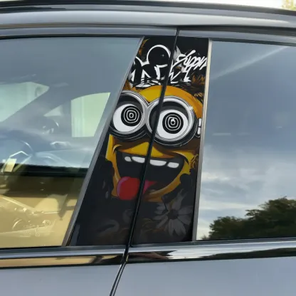 Minion Hypno Art - Car pillar sticker