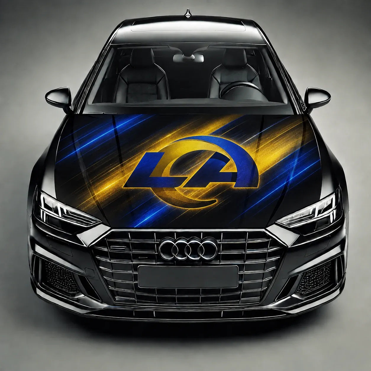 Los Angeles Rams Premium Car Hood Wrap - Universal Fit