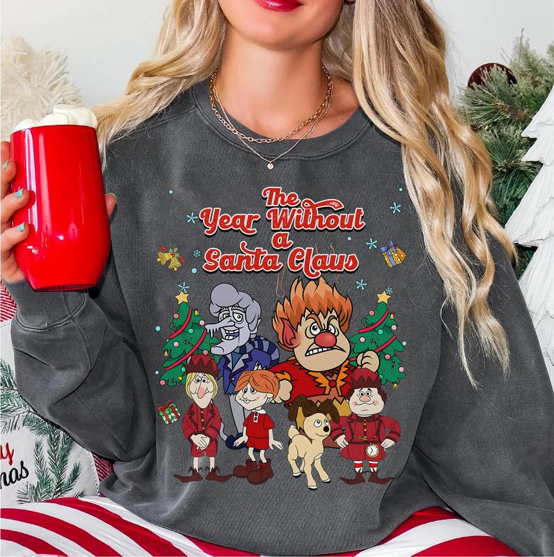 Christmas The Year Without a Santa Claus Cartoon Graphic Sweatshirt & T-Shirt