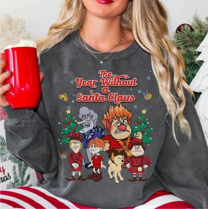 Christmas The Year Without a Santa Claus Cartoon Graphic Sweatshirt & T-Shirt