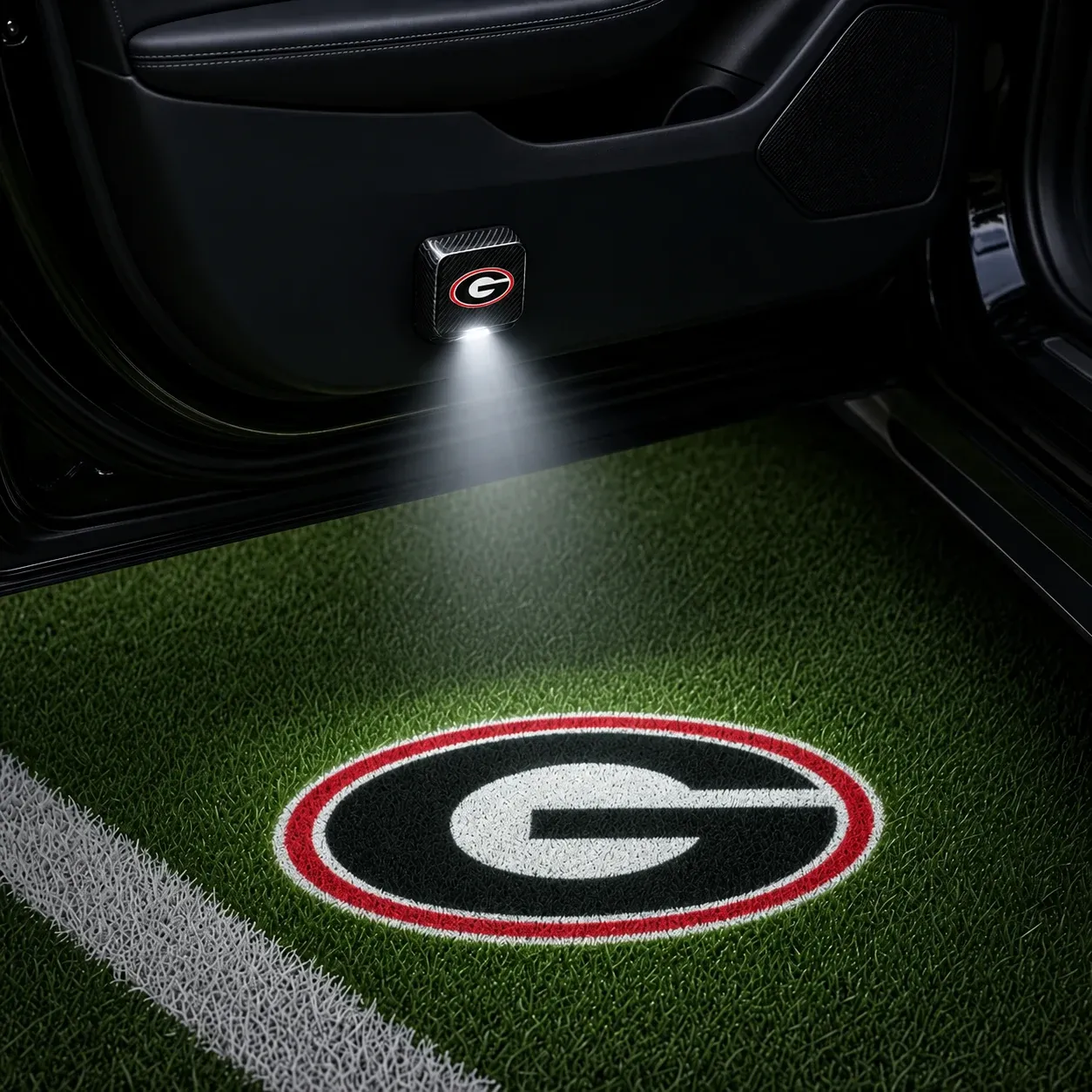 Georgia Bulldogs Football Car Door Projector Light