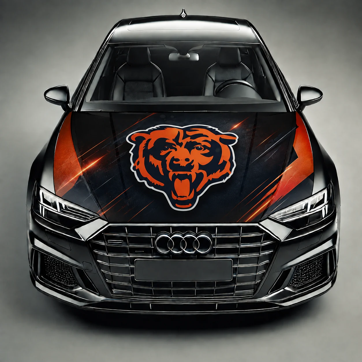 Chicago Bears Premium Car Hood Wrap - Universal Fit