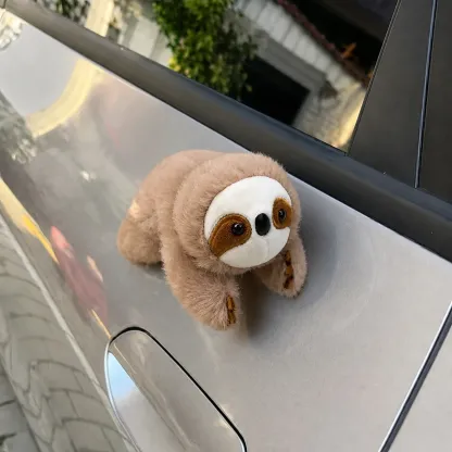 Magnetic Car Plush Sloth