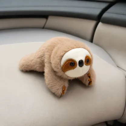 Magnetic Car Plush Sloth