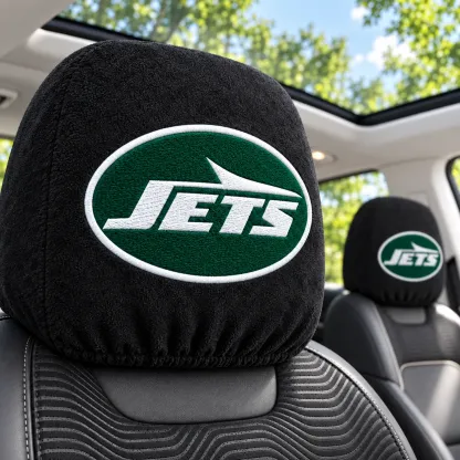 New York Jets Football Car Headrest Covers - view 2