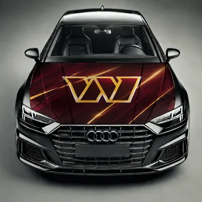 Washington Commanders Premium Car Hood Wrap - Universal Fit