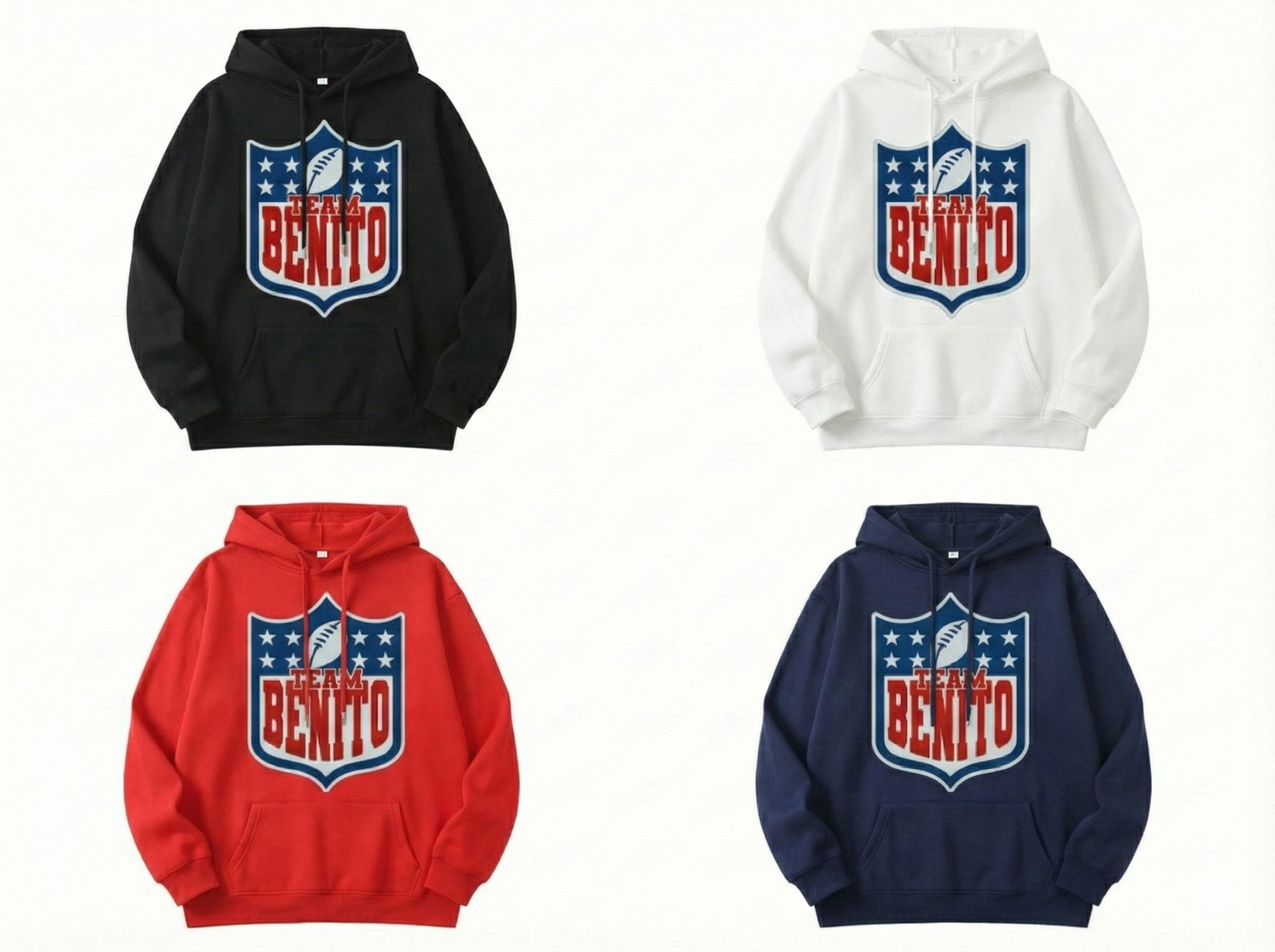 Team Benito "Halftime Show" Graphic Sweatshirt - Retro Football Style