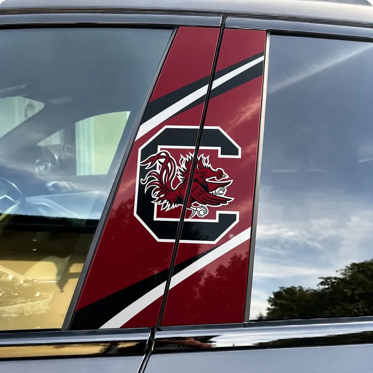 South Carolina Gamecocks Car Pillar Wrap Special - Universal Fit