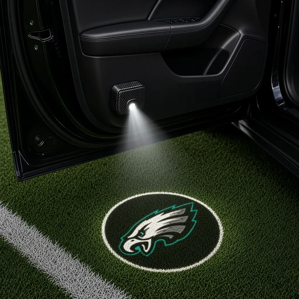 Philadelphia Eagles Football Car Door Projector Light