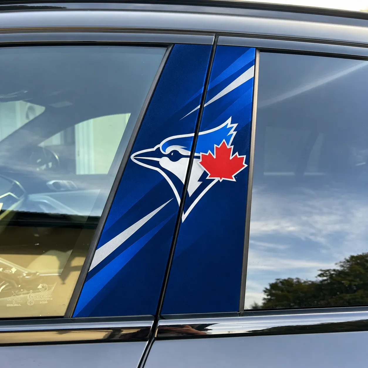 Toronto Blue Jays Car Pillar Wrap - Universal Fit