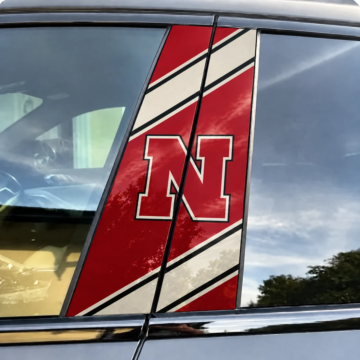 Nebraska Cornhuskers Car Pillar Wrap - Universal Fit
