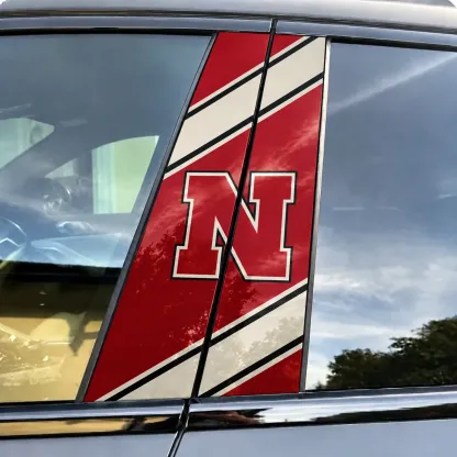 Nebraska Cornhuskers Car Pillar Wrap - Universal Fit