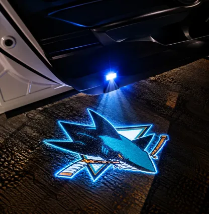 San Jose Sharks Hockey Car Door Projector Light
