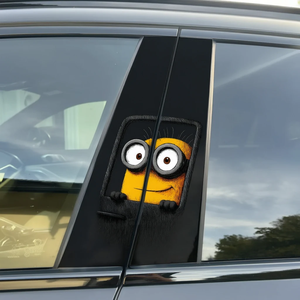 Minion Traveler - Car pillar sticker