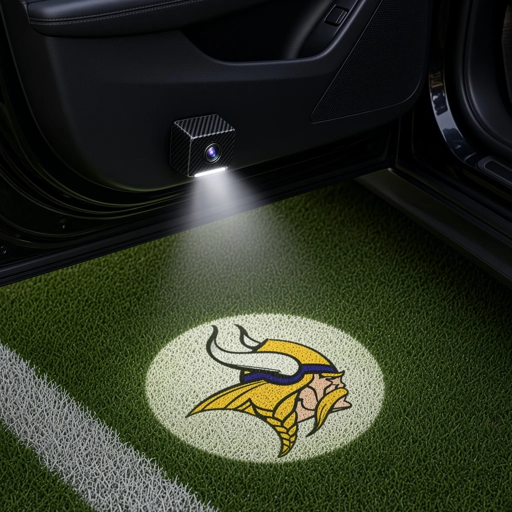 Minnesota Vikings Football Car Door Projector Light